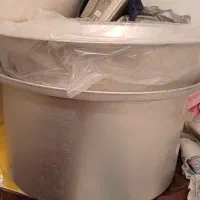 قابلمه تابه وآبکش آلومینیومی (روحی)