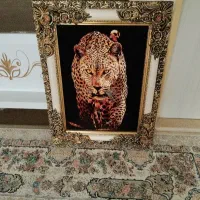 تابلو پلنگ مخملی