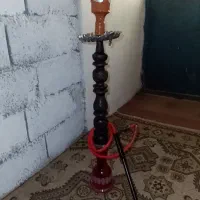 قلیان تنه چوب چهار ساله تم دار  دوسیب