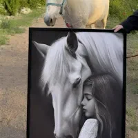 تابلو طراحی سیاه‌قلم