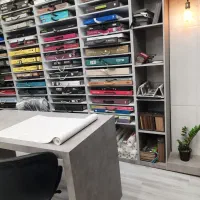 نصب کاغذدیواری ترمو و  کابینت و کمد