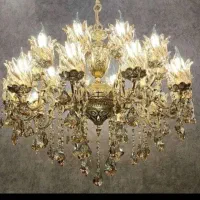 انواع لوستر برنزی باکارات سرامیک ،، تولید کارمندان