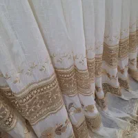 ۲تا پرده کتان گیپور