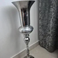 ۲ عدد جام گل پایه بلند سیلور