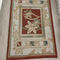 گلیم فرش ماشینی نقش برجسته یک زرع و نیم