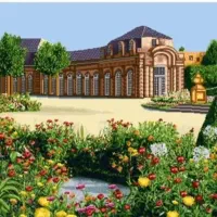 فرش دستبافت طرح کاخ ورسای