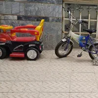 فروش دوچرخه سایز ۱۲و چهار چرخ بی بی لند
