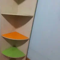 کمدوقفسه و۵صندلی چوبی