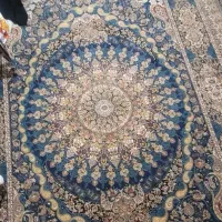 یک جفت فرش 12 متری 1000 شانه الماس کویر یزد