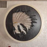 تابلو شیک سرخ پوست جنس چوب لوتوس
