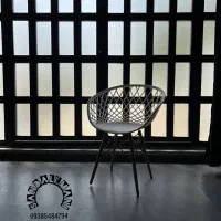 میز و صندلی مدل بافت حصیری مدرن و فانتزی