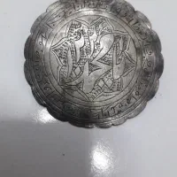 گل سینه بسیار قدیمی آنتیک نقره