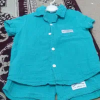 تیشرت شلوارک در حد نو سایز 35