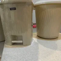 سطل زباله پدالی ، سطل برنج ، جا قاشقی پلاستیکی