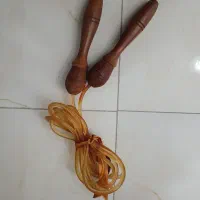 طناب بازی ورزشی دسته چوبی ۳متری قابل تنظ