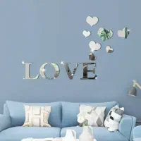 آیینه دکوراتیو مولتی استایل طرح لاو