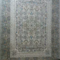 دو تخته قالی 1200شانه گل برجسته ابریشم