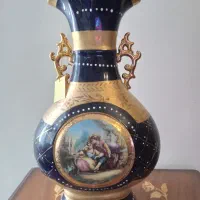 گلدان طلا کوب انتیک