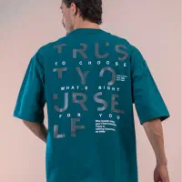 تیشرت TRUS پارچه دونخ پنبه ۳۰-۳۰گرم‌بالابرند llive