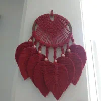 دیوار کوب مکرومه