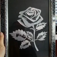 تابلو خراش شده،کاملا دستی کار شده