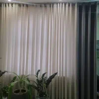 پرده پذیرایی پانچ شده نو