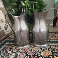 پارچ استیل یکی برنجی یکی مسی