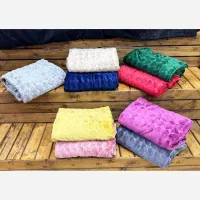 پتو مسافرتی جاسمین طرح قلبی فروش تکی و عمده