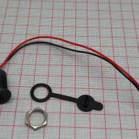 انواع کانکتور مادگی Type-c پنلی 2 پین سیم دار