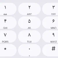 2عدد خط تلفن ثابت نقره ای