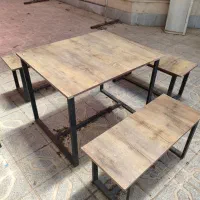 سلام تعدادی میز اهنی و نیمکت آهنی