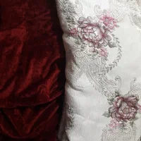 دستک مخمل زرشکی وژاکارد