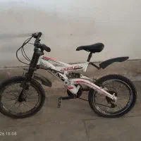 دوچرخه سایز بیست کمکدار جلو و عقب