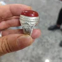 انگشتر مردانه نقره عقیق