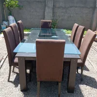 میز نهار خوری 8 نفره