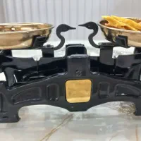 ترازو دکوری کوچک سنگ وزنه طرح قدیمی آنتیک نوستالژی