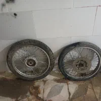 رنگ عقب و جلو طرح ویب لاستیک عقب نو تیوپ هم نو