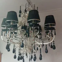 لوستر 8شاخه استیل