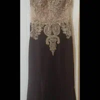 لباس مجلسی کرم بنفشه