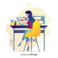 منشی آموزشگاه موسیقی خانم