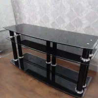 میز تلویزیون شیشه ای