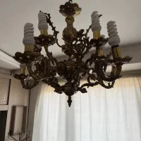 ۲عدد لوستر ۵ شاخه به همراه ۲ عدد دیوار کوب