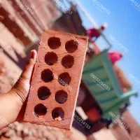 کوره اجر/اجر رنگ بادمجونی و قرمز/سفال۷سانت/اجرسفال