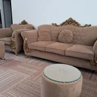فروش مبل ۱۲ نفره با میز وسط و ۴ گل میز