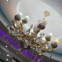 لوستر چینی سرامیکی شیک