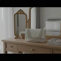 مجلسی لباس ست کیف و روسری مانتو مشکی