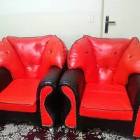 مبل چرم هفت نفره