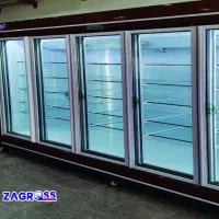 یخچال ایستاده مشکی فروشگاهی و قصابی