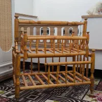 گهواره چوبی نو و زیبا و مقاوم