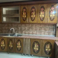 کابینت چوب بلوط و گردو